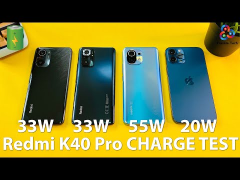 Redmi K40 Pro vs Note 10 Pro vs Mi 11 vs iPhone 12 Pro Max CHARGE TEST