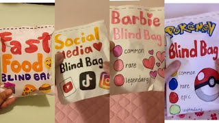 4 blind bag / #pokemon #barbie #fastfood #socialmedia #diy #squishy #fun #viral #craft #papercraft