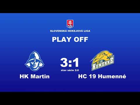 HIGHLIGHTS | HK Vitar Martin - HC 19 Humenné | PLAY-OFF SHL 2020/21 | 1. Kolo - 2. Zápas
