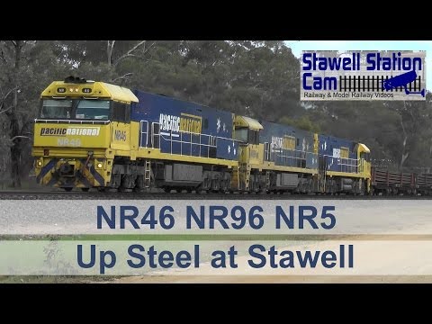 NR46 NR96, NR5 - Up Steel at Stawell - 13th October 2013
