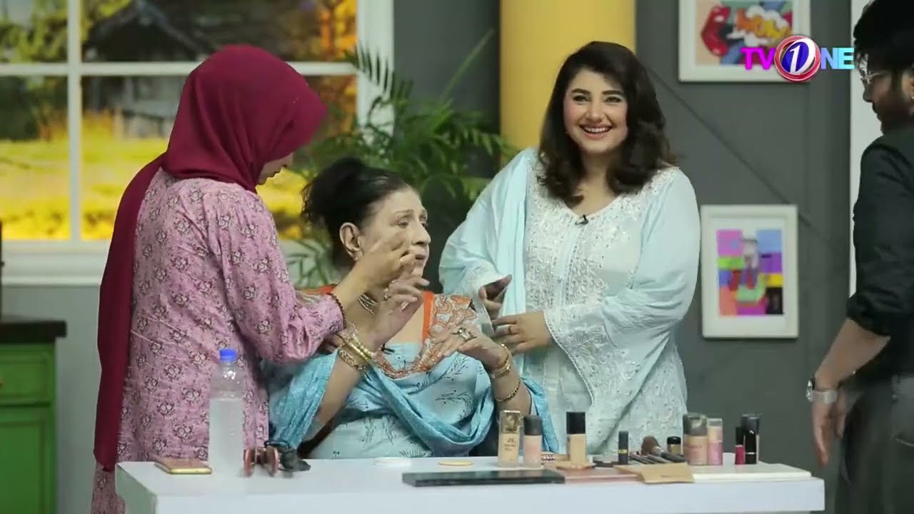 Makeup Compilation | Morning Star With Azfar Rehman | #tvonepk