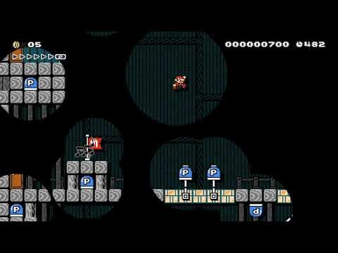 A Light switch in the Dark by EnEcks OWO 🍄 Super Mario Maker 2 #ajk