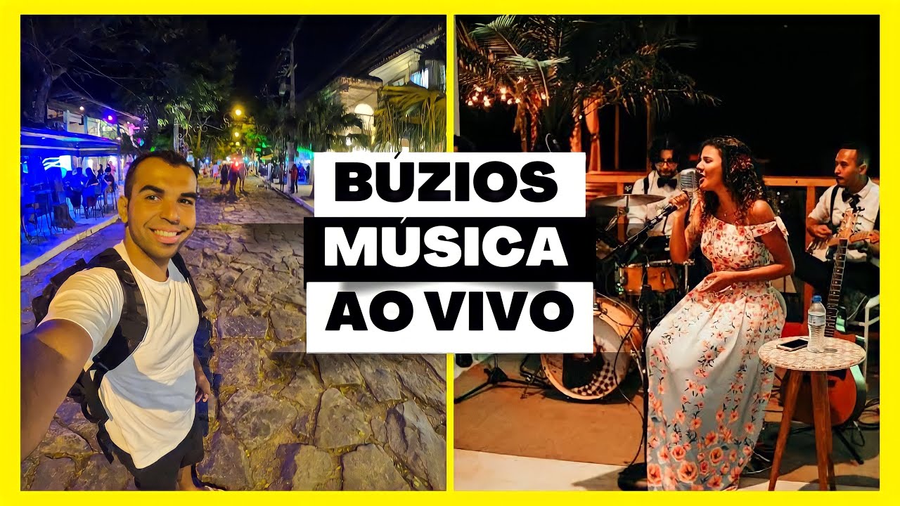 What to do in Búzios at night? Restaurants with live music