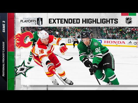 Calgary Flames vs Dallas Stars R1, Gm3 May 7, 2022 HIGHLIGHTS
