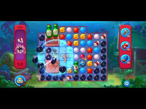 Fishdom Hard level 11621 no boosters フィッシュダム ハード