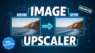 Unlimited Image Upscale Extension | Micro Design Lab