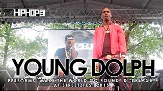 Young Dolph Performs "Make The World Go Round" & "Preach" at StreetzFest 2K15