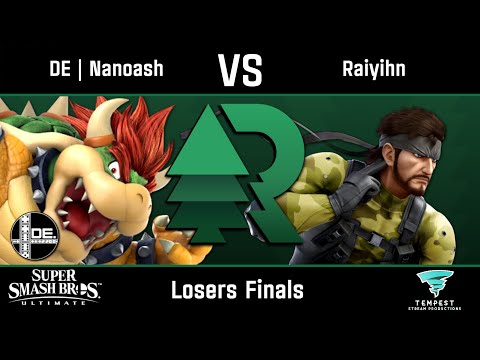 DE | Nanoash (Bowser) vs Raiyihn (Snake) - Ultimate Losers Finals - Evergreen Rising #11