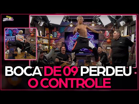 BOCA DE 09 SOBE EM CIMA DA MESA E CAUSA AO VIVO