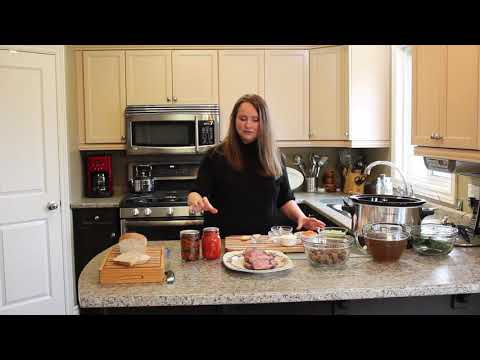 Barbeque Sirloin Roast with Rosemary Garlic Rub and Slow Cooker Italian Wedding Soup