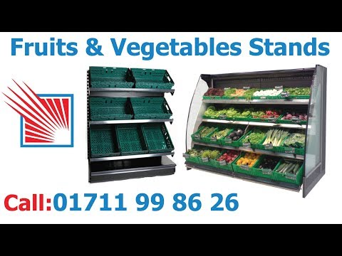 Heavy Duty Fruits and Vegetable Display Stand
