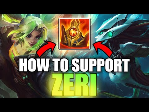 CHALLENGER SUPPORT SHOWS YOU HOW TO SUPPORT ZERI! - League of Legends