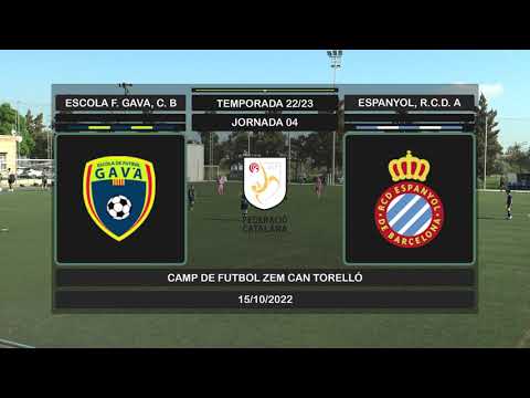 Jornada 04 (22/23) - ESCOLA F. GAVA, C. B - ESPANYOL, R.C.D. A (Resumen)