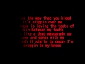 Escape the Fate- Zombie Dance (lyrics)