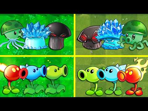 Random All Team PVZ 1 vs PVZ 2 Battlez - Which Version Will Win?