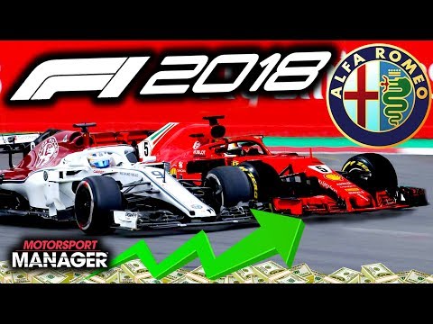 RACING THE TOP GUYS AT ROSBERG'S HOME RACE! - F1 2018 Alfa Romeo Manager Career Part 41