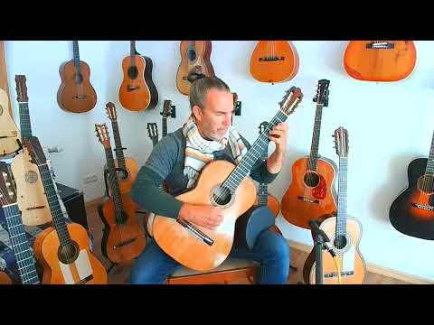 Modesto Borreguero 1944 classical guitar - style of Manuel Ramirez, Domingo Esteso, Santos Hernandez - check video! image 14