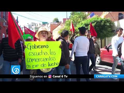 Video: Desalojan a comerciantes de Tlaxcala