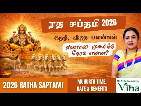 Ratha Saptami - 2026 | Ratha Saptami Date, Bathing Time, Fasting Benefits | Ratha Saptami - 2026 ...