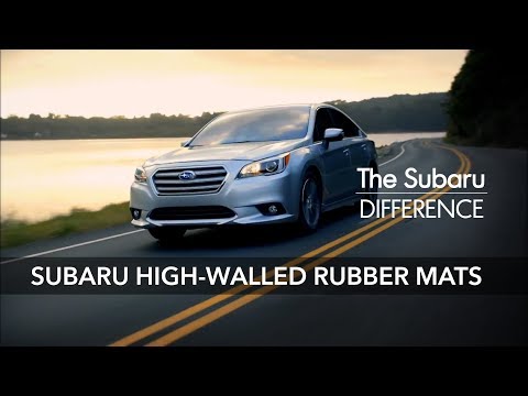 The Subaru Difference - Subaru High-Walled Rubber Mats