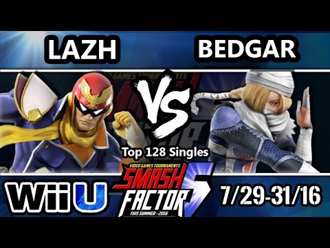SF5 Smash 4 - SF | Lazh (Captain Falcon) Vs. SB | Bedgar (Sheik) SSB4 Top 128 - Smash Wii U