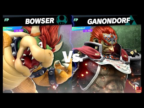 Super Smash Bros Ultimate Amiibo Fights – Request #20231 Bowser vs Ganondorf