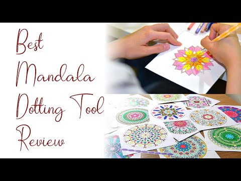 Best Mandala Dotting Tool Review - Dot Painting Kit Rock Art Stencils Templates Set