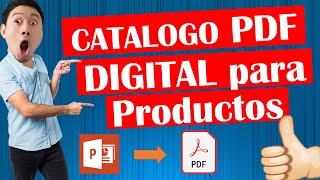Como hacer un CATALOGO DIGITAL en PDF gratis /💰