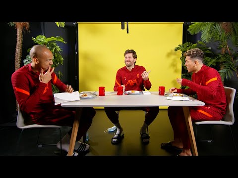'Bobby will leave a tip' | Alisson, Fabinho & Firmino sample 'The Joy of Eating'