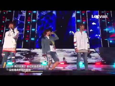 BtoB - WOW + Beep Beep @ Letv 2015 Dream Concert Chinese Lyric Subtitle