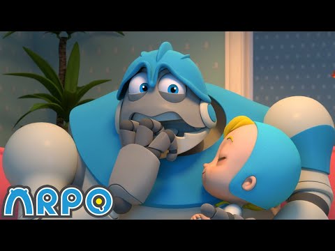Arpo the Robot | Night Time Terrors - ZOMBIE ROBOT!! | Funny Cartoons for Kids | Arpo and Daniel