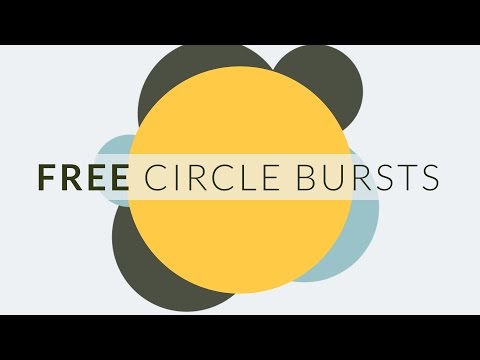 Free After Effects Template: Circle Bursts