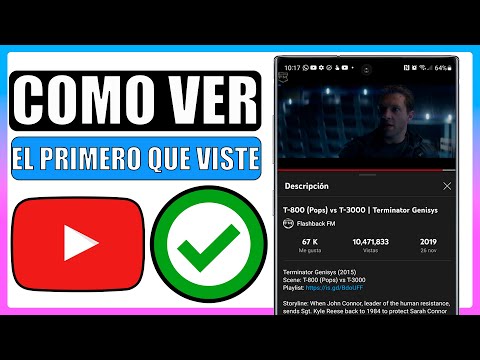 Como ver el primer video que viste en youtube
