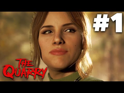 THE QUARRY Gameplay Walkthrough Part 1 - INTRO (Prologue & First 3 Chapters)