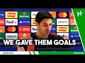 WE GAVE THEM TWO GOALS! | Mikel Arteta | Arsenal 2-2 Bayern Munich