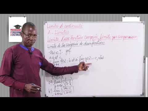 Lesson 6: Limit of a composite function, limit by comparison