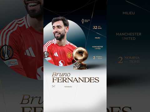 Nommé pour le Ballon d'Or masculin 2026 : Bruno Fernandes #ballondor #manchesterunited