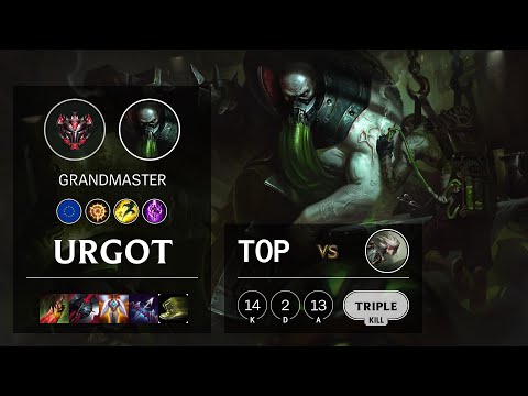Urgot Top vs Camille - EUW Grandmaster Patch 10.20