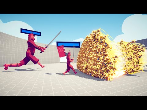 SHOGUN & SAMURAI GIANT vs EVERY GOD WITH HEALTHBARS TABS