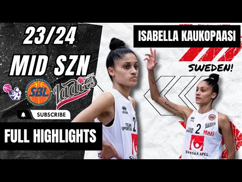Isabella Kaukopaasi Highlights 2023/24 || Sweden SBL || BC Visby Ladies