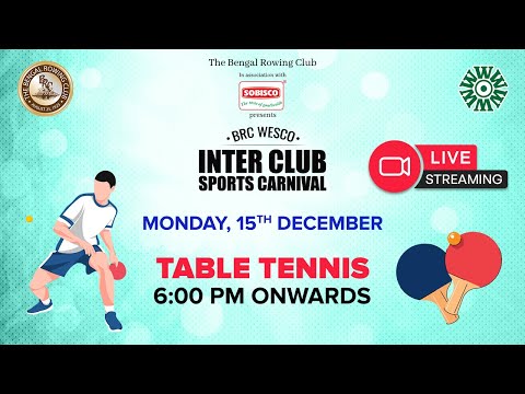 BRC WESCO INTER CLUB SPORTS CARNIVAL || TABLE TENNIS || DAY 3