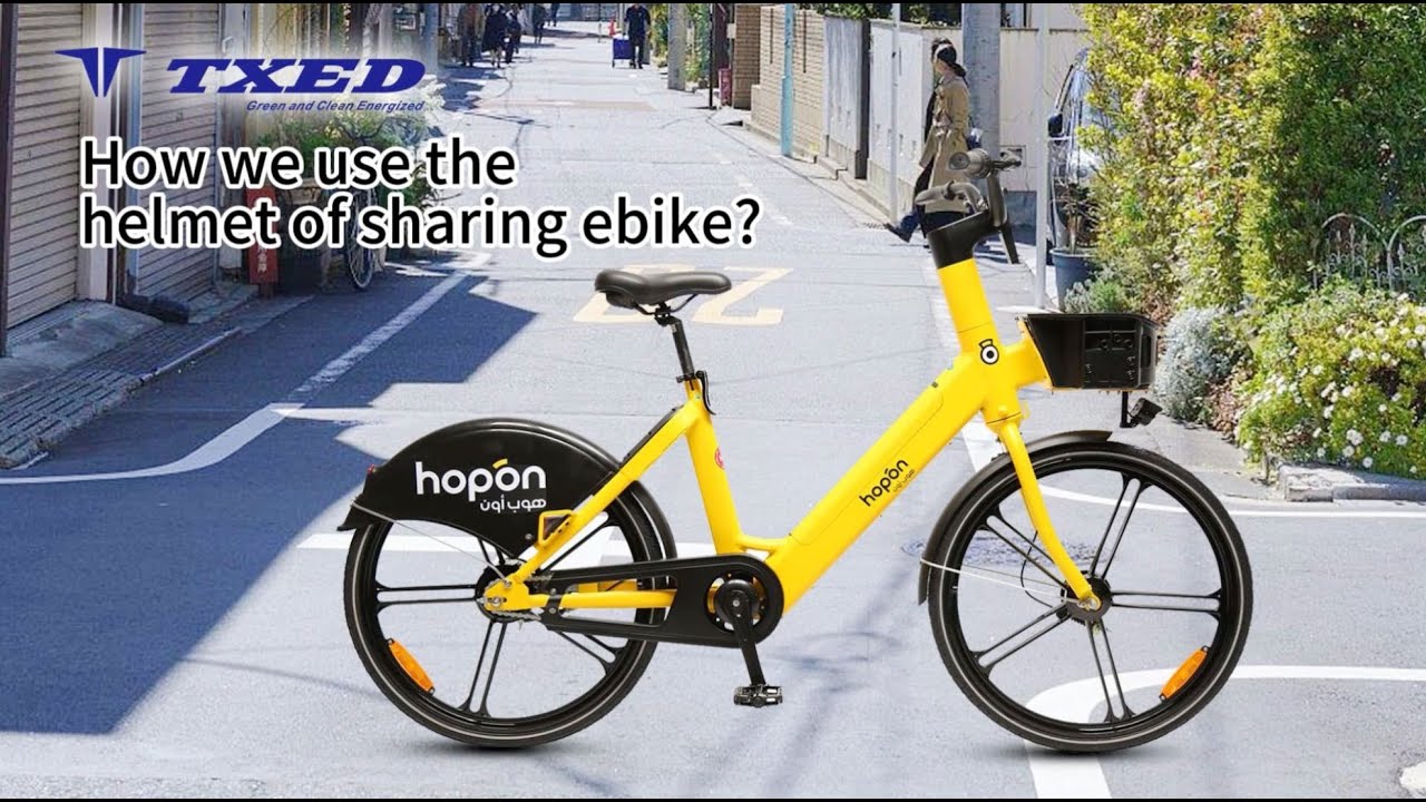 Episode8 How we use the helmet of sharing ebike