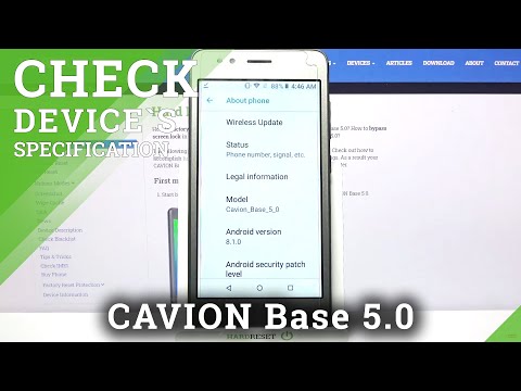 Check and Open All Smartphone Specifications - CAVION Base 5.0