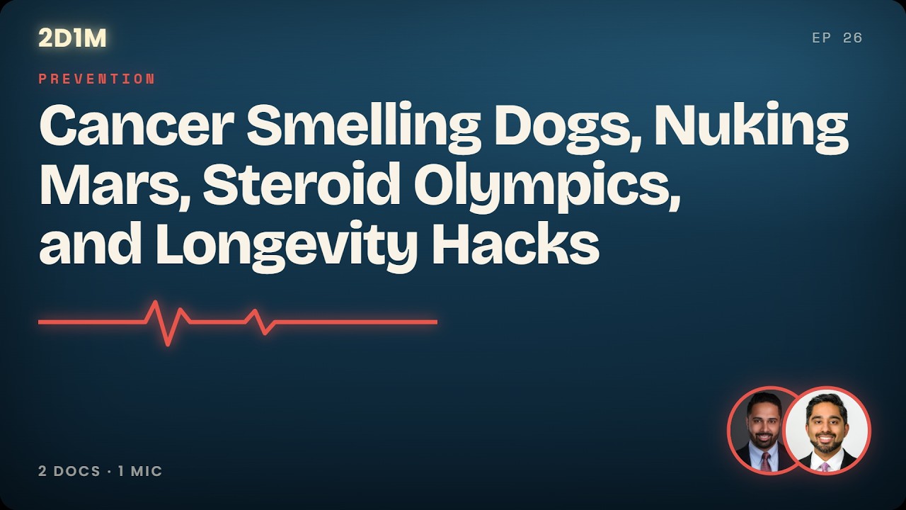 Cancer Smelling Dogs, Nuking Mars, Steroid Olympics, and Longevity Hacks