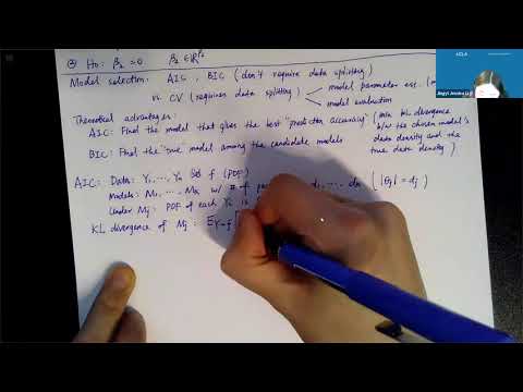STATS 205 - Hierarchical Linear Models - Lecture 18 (AIC and BIC; Mallow's Cp; AICc)