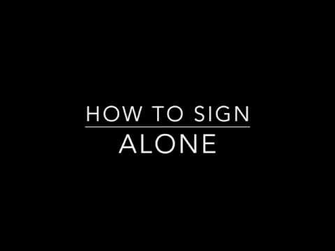 download lagu mp3 mp4 Alone In Asl, download lagu Alone In Asl gratis, unduh video klip Alone In Asl