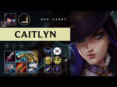 Caitlyn ADC vs Sivir - KR Diamond Patch 25.22