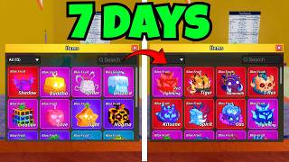 How Rich Can I Get From Trading in 7 Days (Blox Fruits)