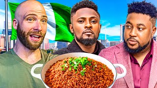 Nigerian Food With Maurice Sam And Baba Rex!! This Is Nollywood in Nigeria!!