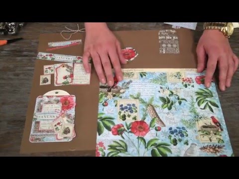 Graphic 45 Tag Calendar Album - January